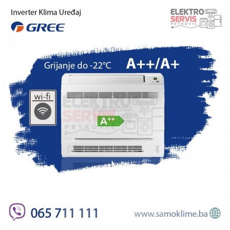 Invereter klima uređaj GREE GEH18AA CONSOLE PODNA -22 Velika