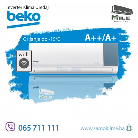 Inverter klima uređaj Beko BEHPGE 185/186 PRO WiFi Velika