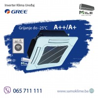 Gree U-Match kasetna inverter klima uređaj komplet 12 GUD35W1/NhA-S / GUD35T1/A-S