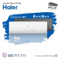 Haier Flexis plus wi-fi inverter klima uređaj 18 -20°C